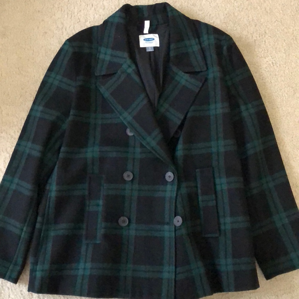 Old navy girls 3/4 wool cool Peacoat for sale.